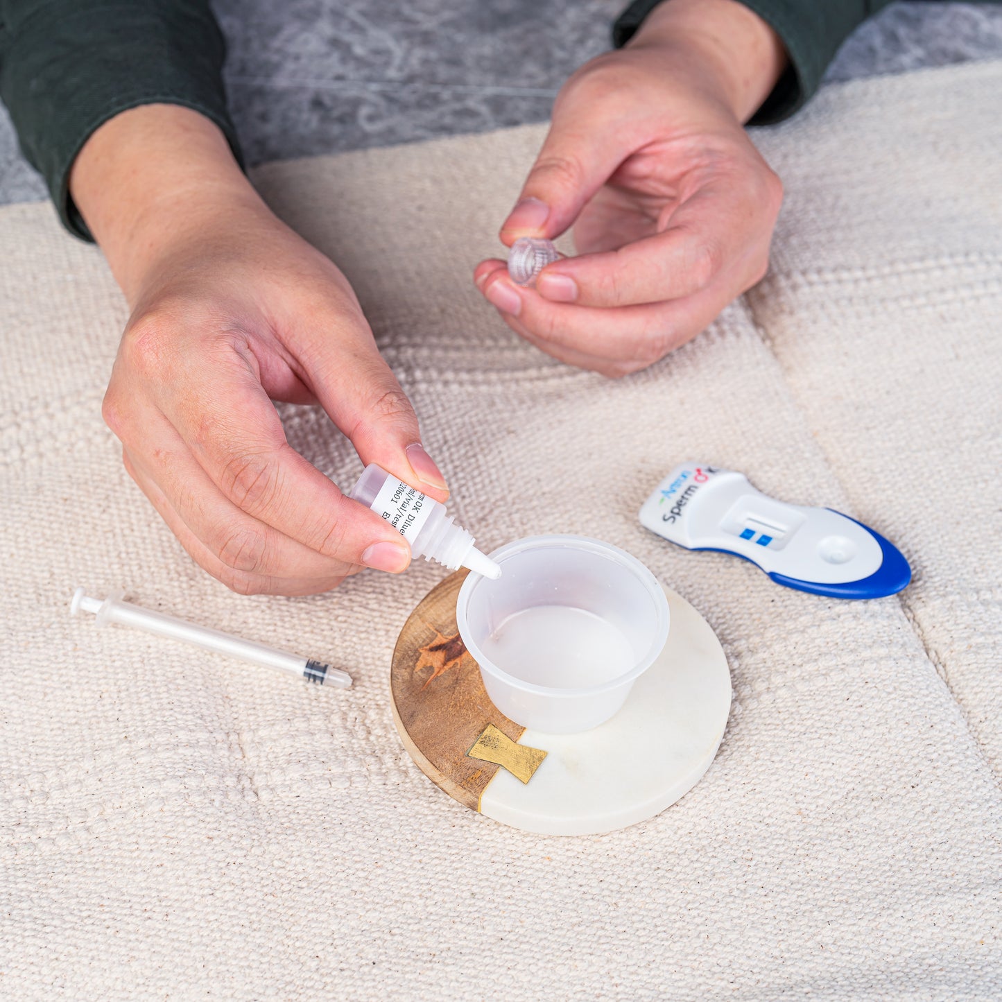twoplus Sperm Test Kit - Usage